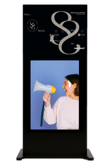 STAND SUPPORT with 43-inches Screen - Stand con pantalla LED